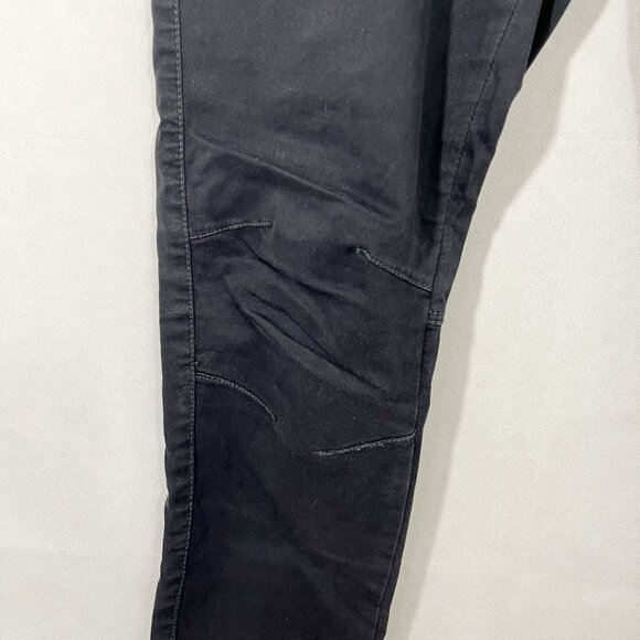 Anthropologie Pilcro and the Letterpress Black Tapered Zipper Pants - Size 4 - Picture 3 of 7